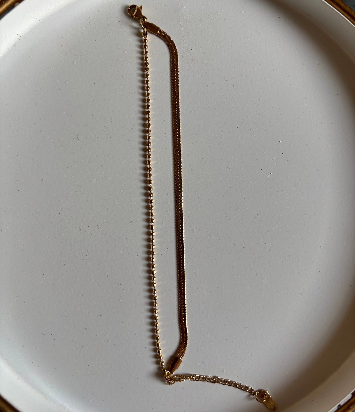 Dual Layer Chain Bracelet (Gold)