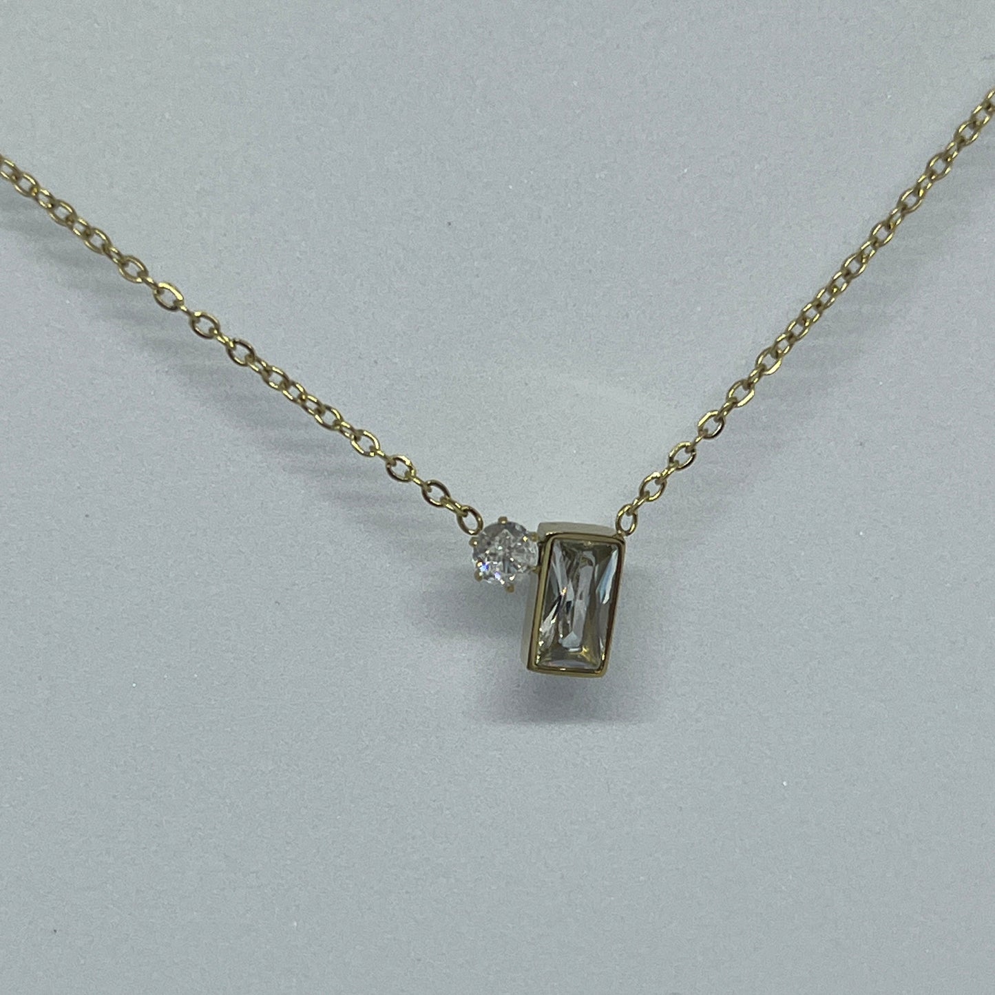 Duo Radiance Necklace (Gold)