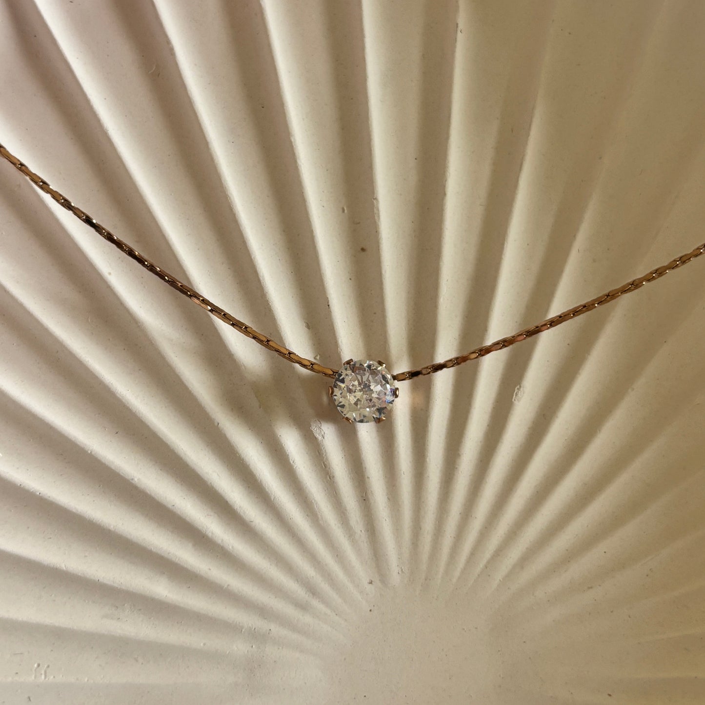 Classic Solitaire Necklace