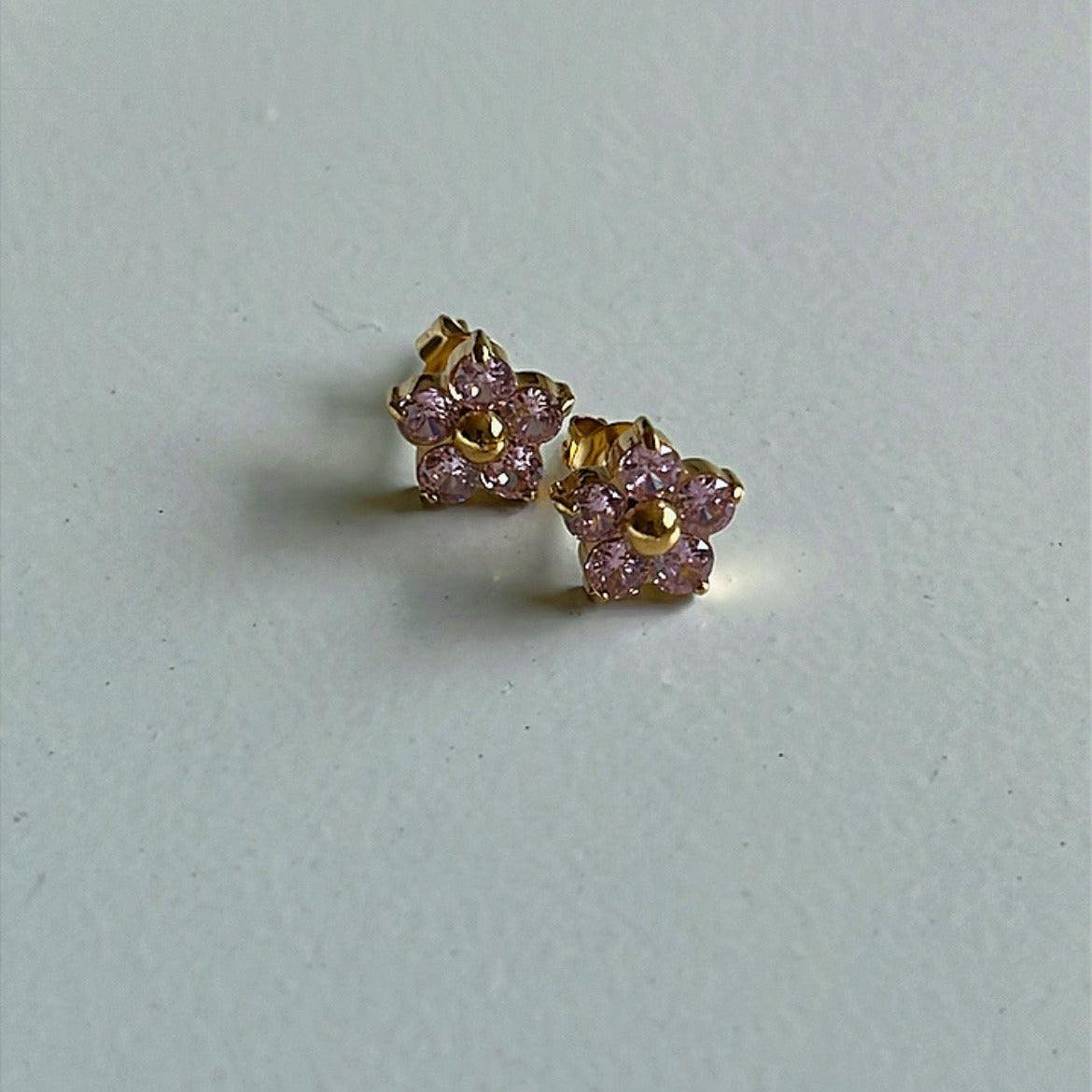Blush Bloom Studs (Gold)