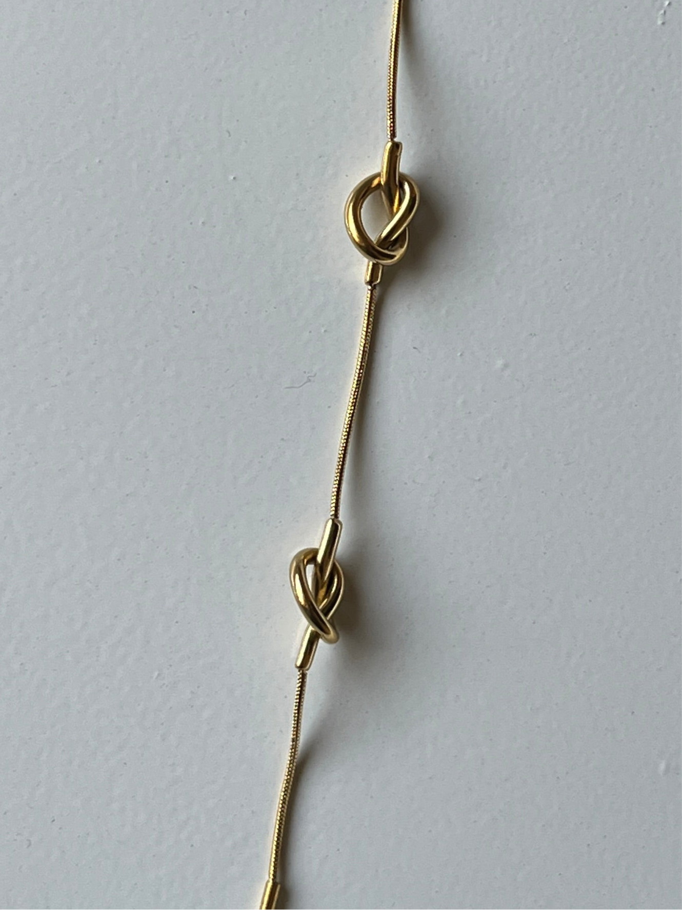 Triple Knot Chain Bracelet (Gold)