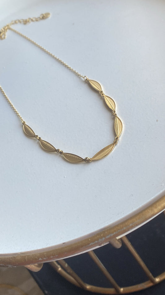 Golden Leaf Necklace