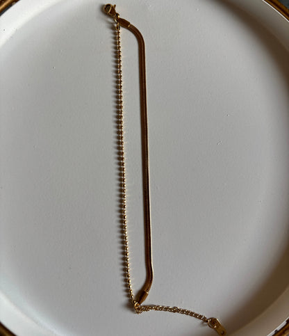 Dual Layer Chain Bracelet (Gold)