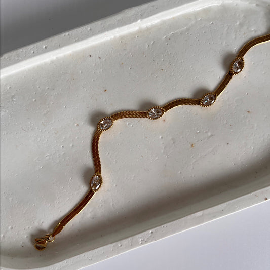 Starlight Link Chain Bracelet (Gold)