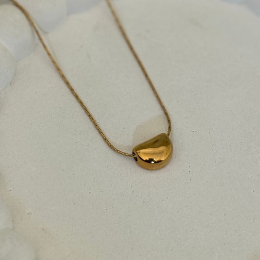 Little Soft Heart Necklace (Gold)