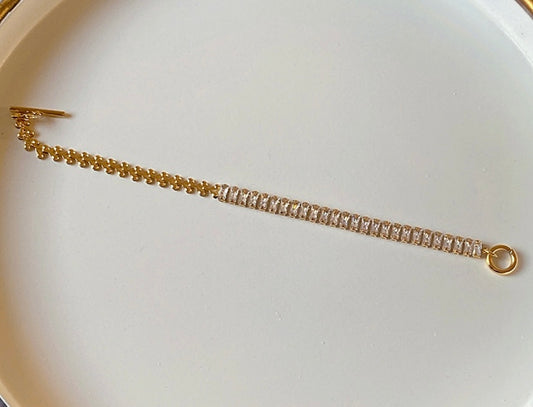 Luxe Baguette Chain Bracelet (Gold)