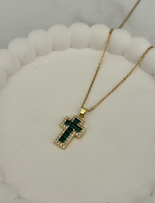 Verdant Grace Necklace (Gold)