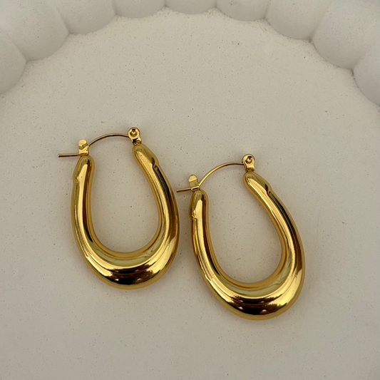 Lumina Hoop Earrings (Gold)