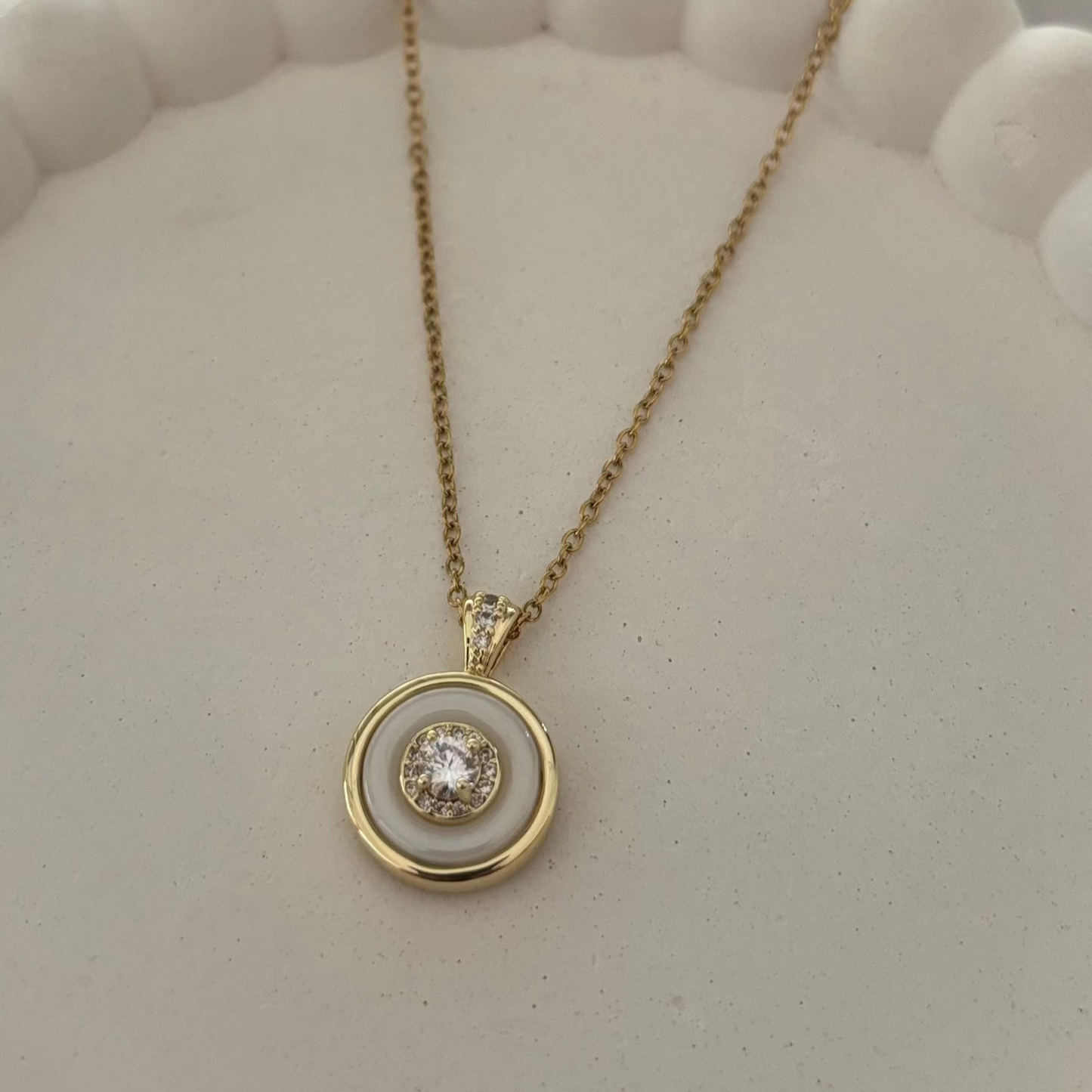 Halo Glow Necklace (Gold)